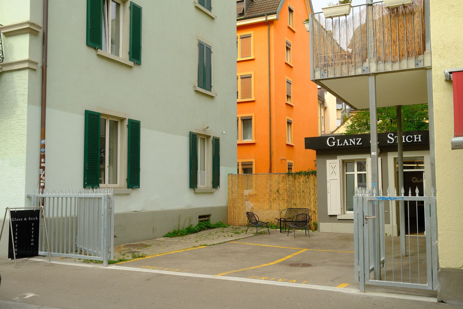 Glanz & Stich Studio Aussenansicht, Tellstrasse 7, Zürich